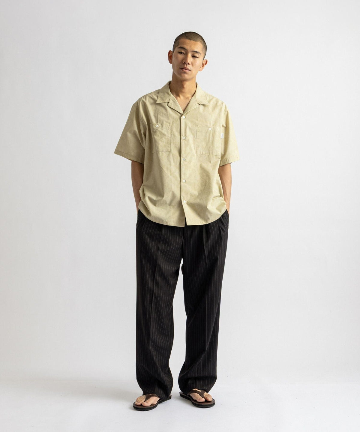 Canty Open Collar SS Shirt