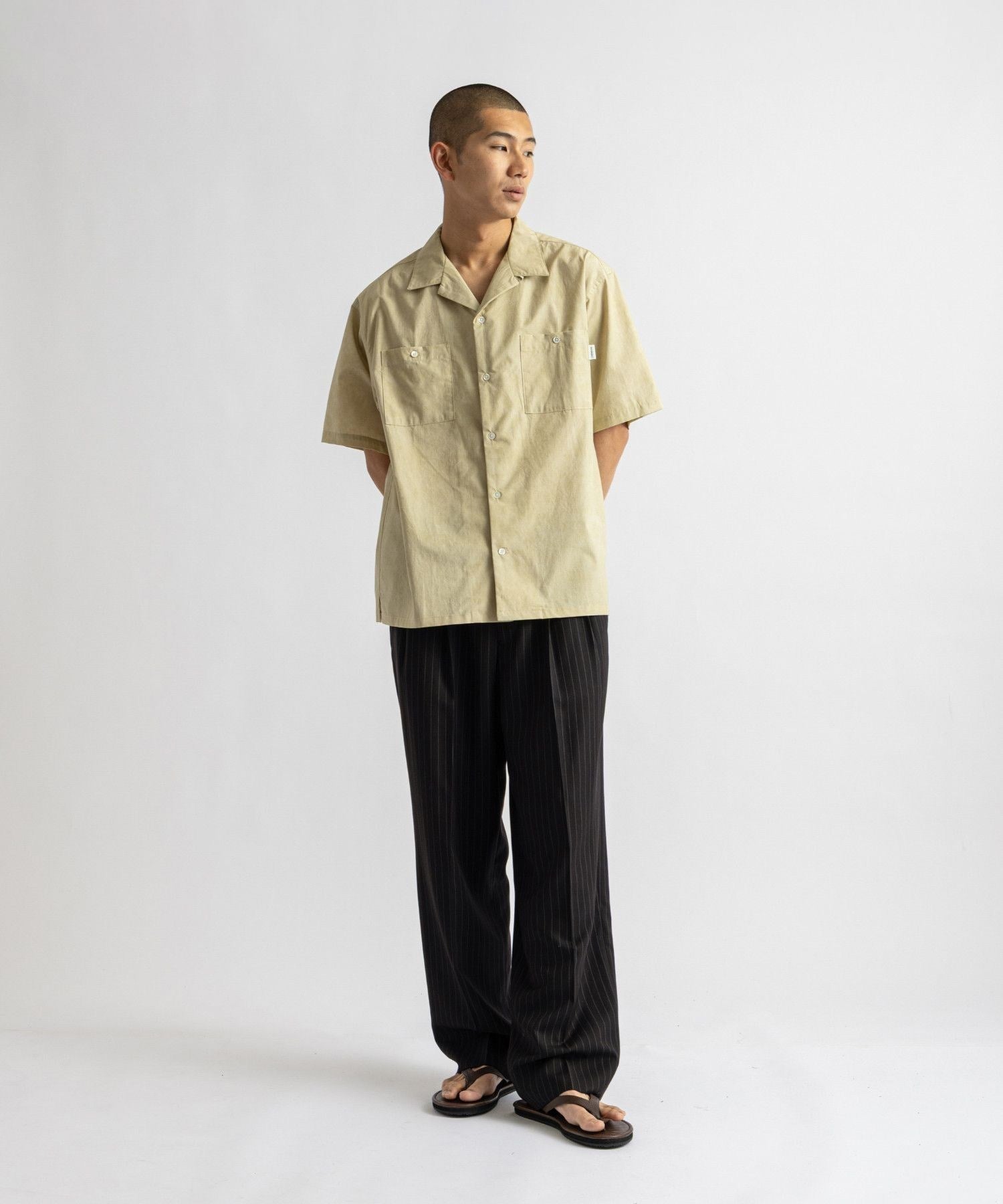 Canty Open Collar SS Shirt
