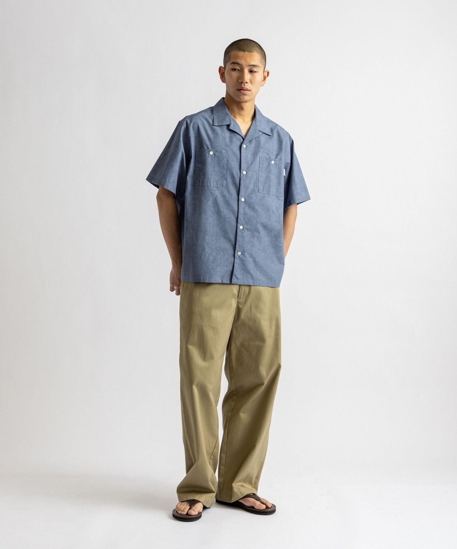 Canty Open Collar SS Shirt