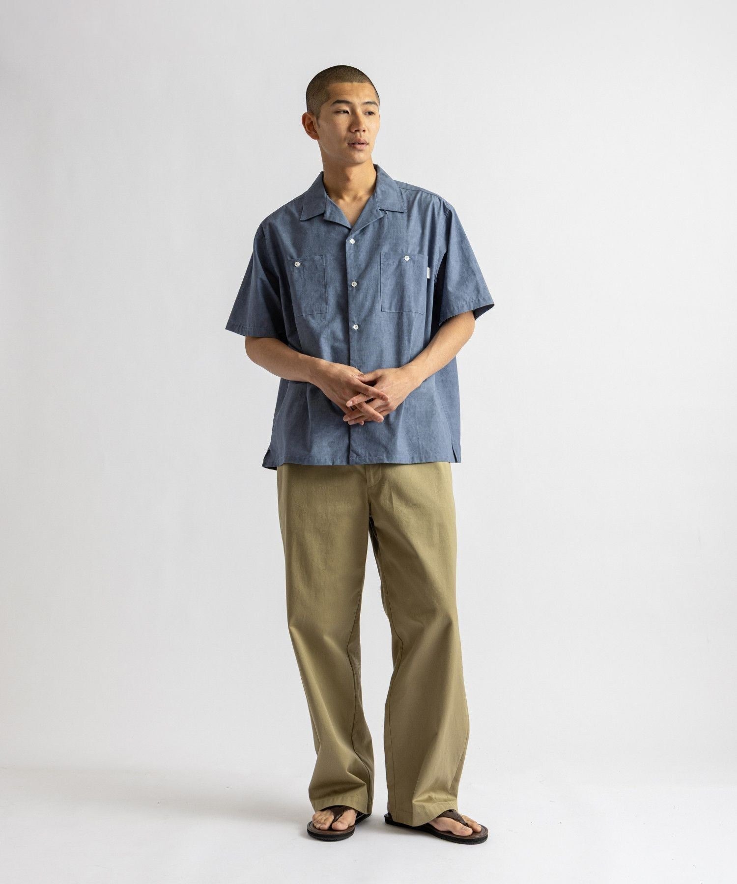 Canty Open Collar SS Shirt