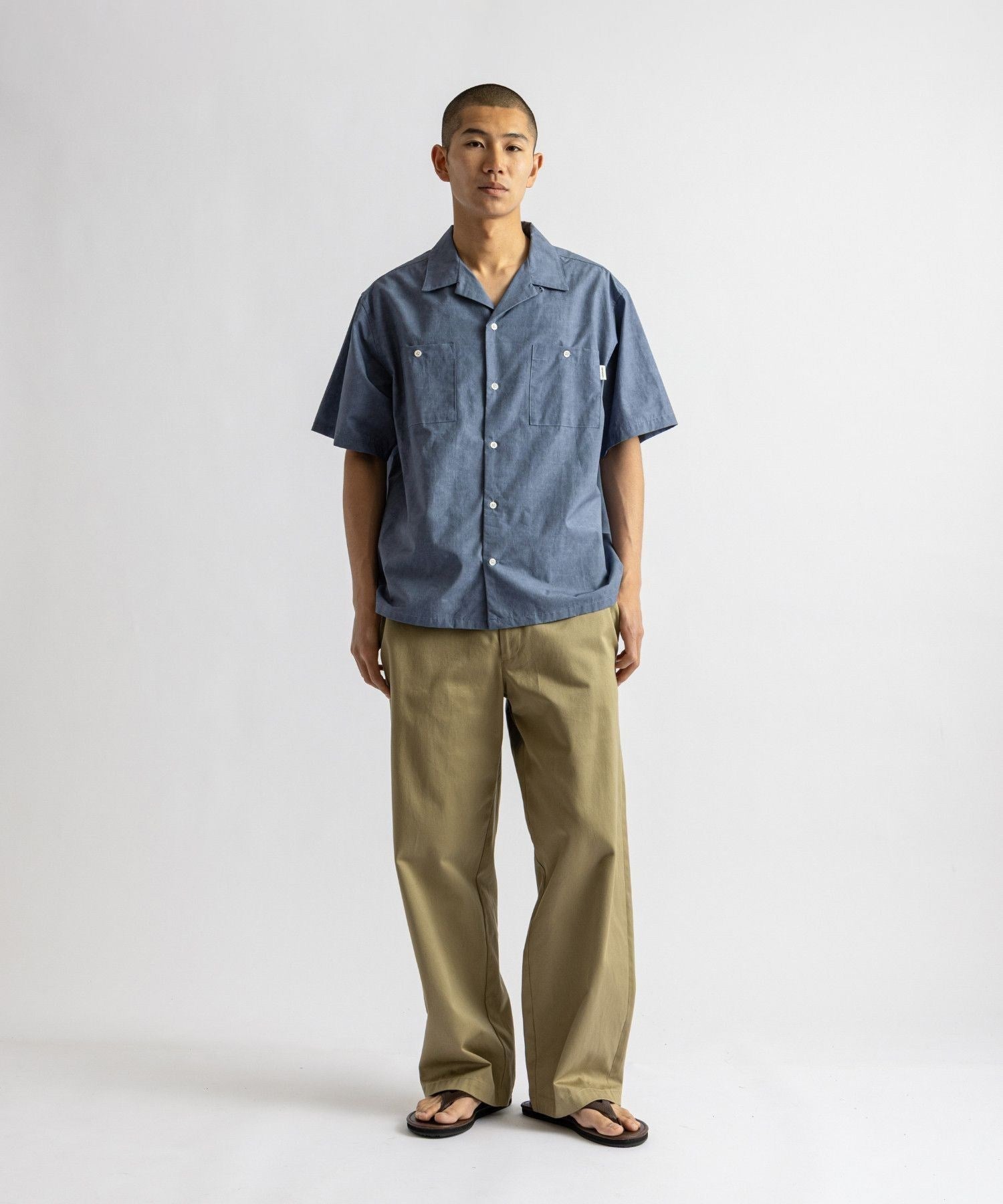 Canty Open Collar SS Shirt