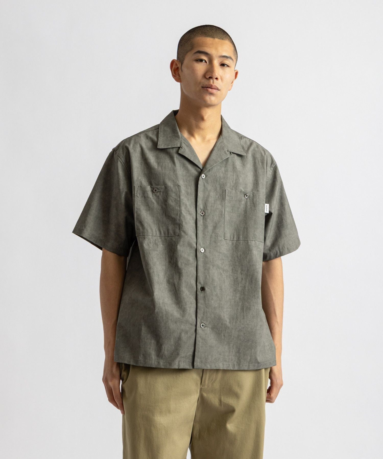 Canty Open Collar SS Shirt