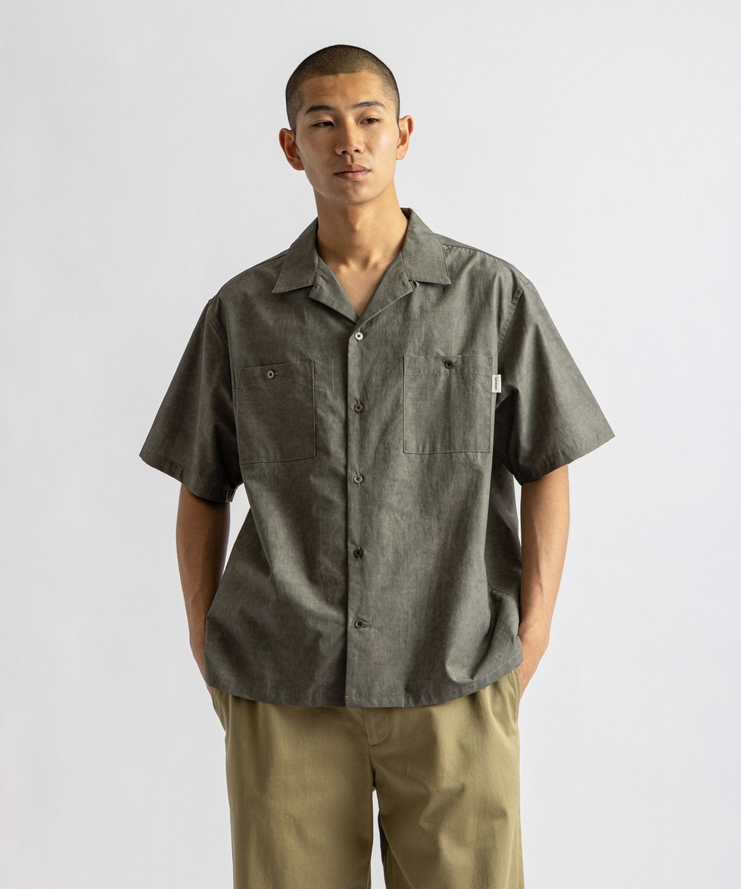 Canty Open Collar SS Shirt