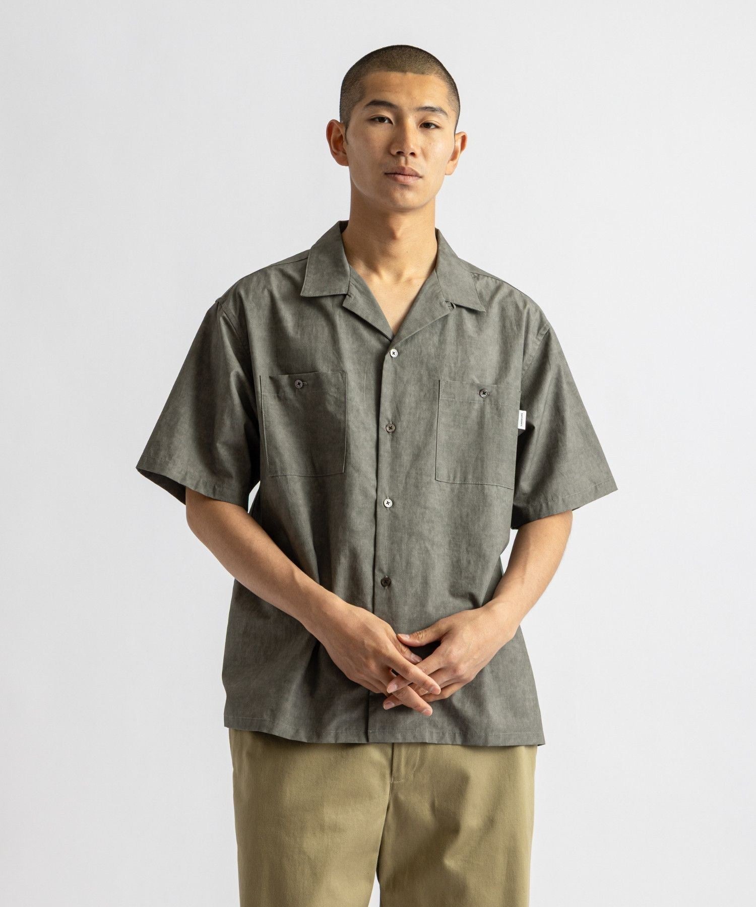 Canty Open Collar SS Shirt