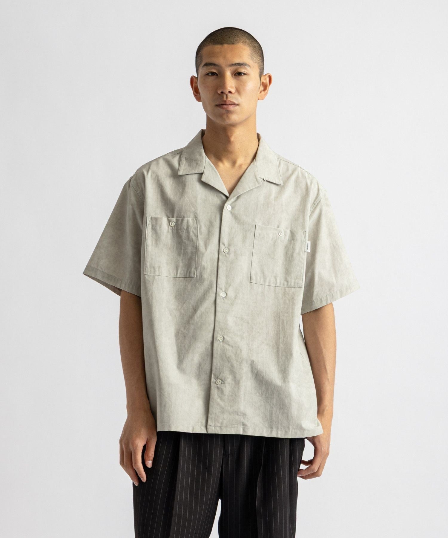 Canty Open Collar SS Shirt