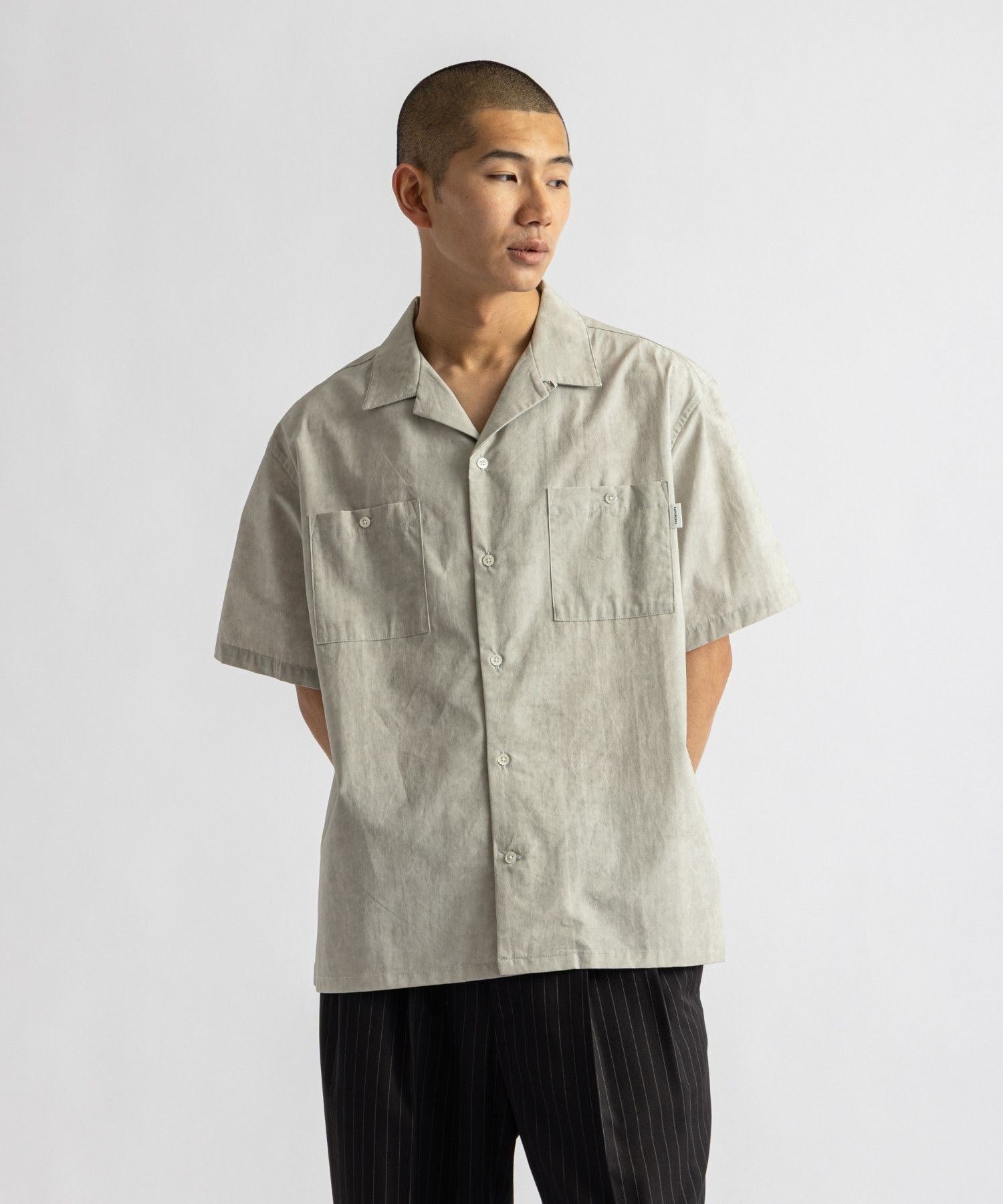 Canty Open Collar SS Shirt