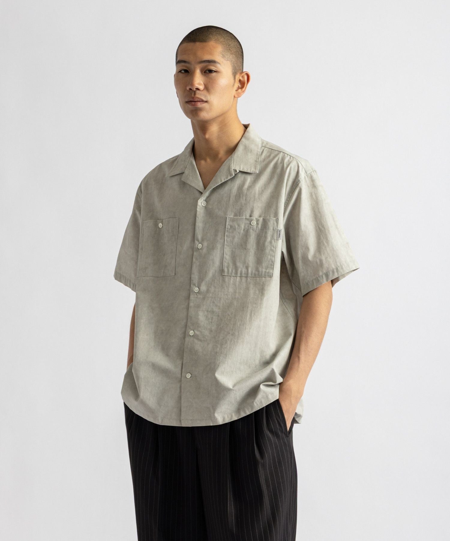 Canty Open Collar SS Shirt