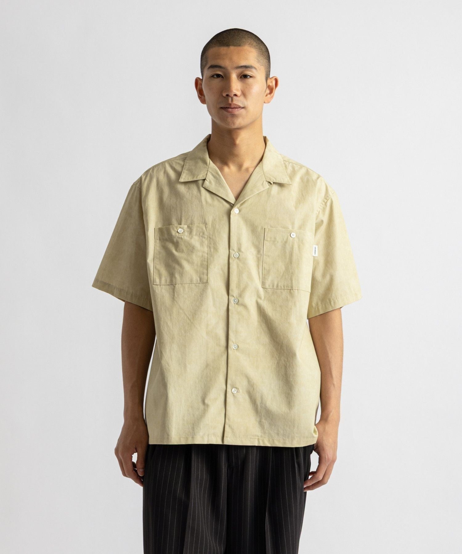 Canty Open Collar SS Shirt
