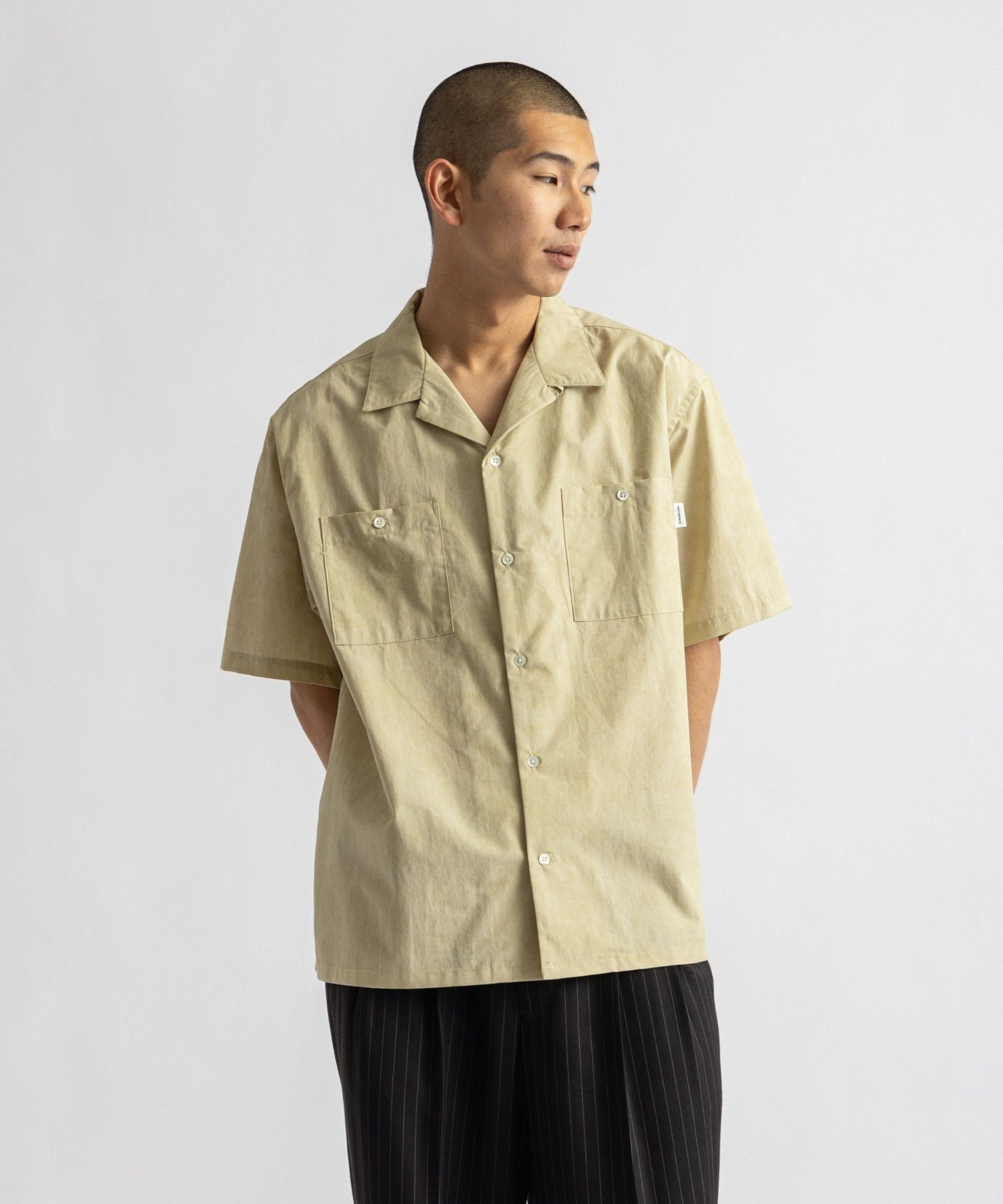 Canty Open Collar SS Shirt