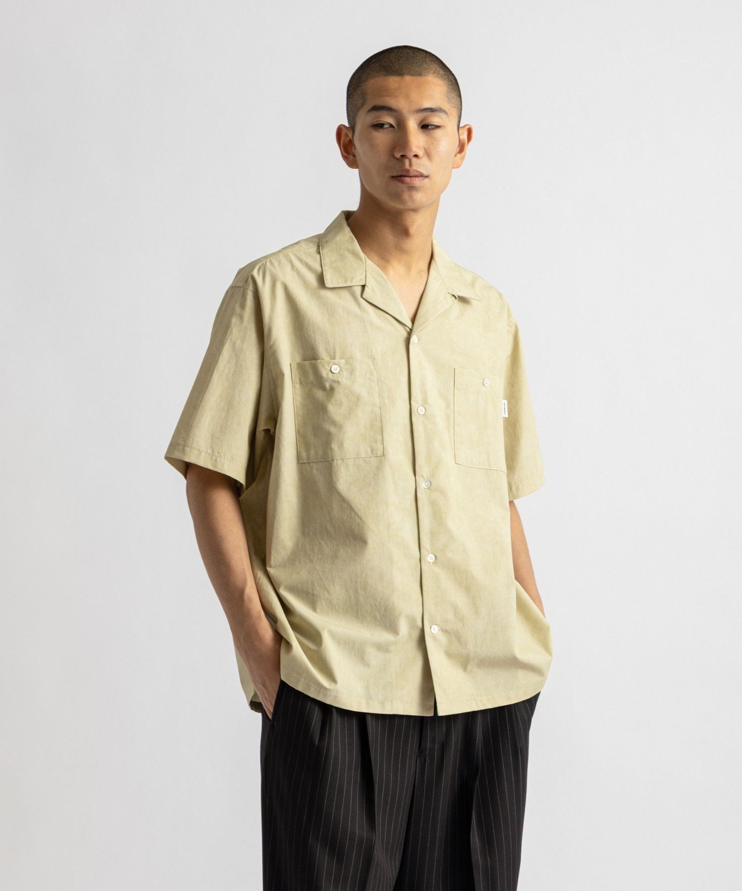 Canty Open Collar SS Shirt