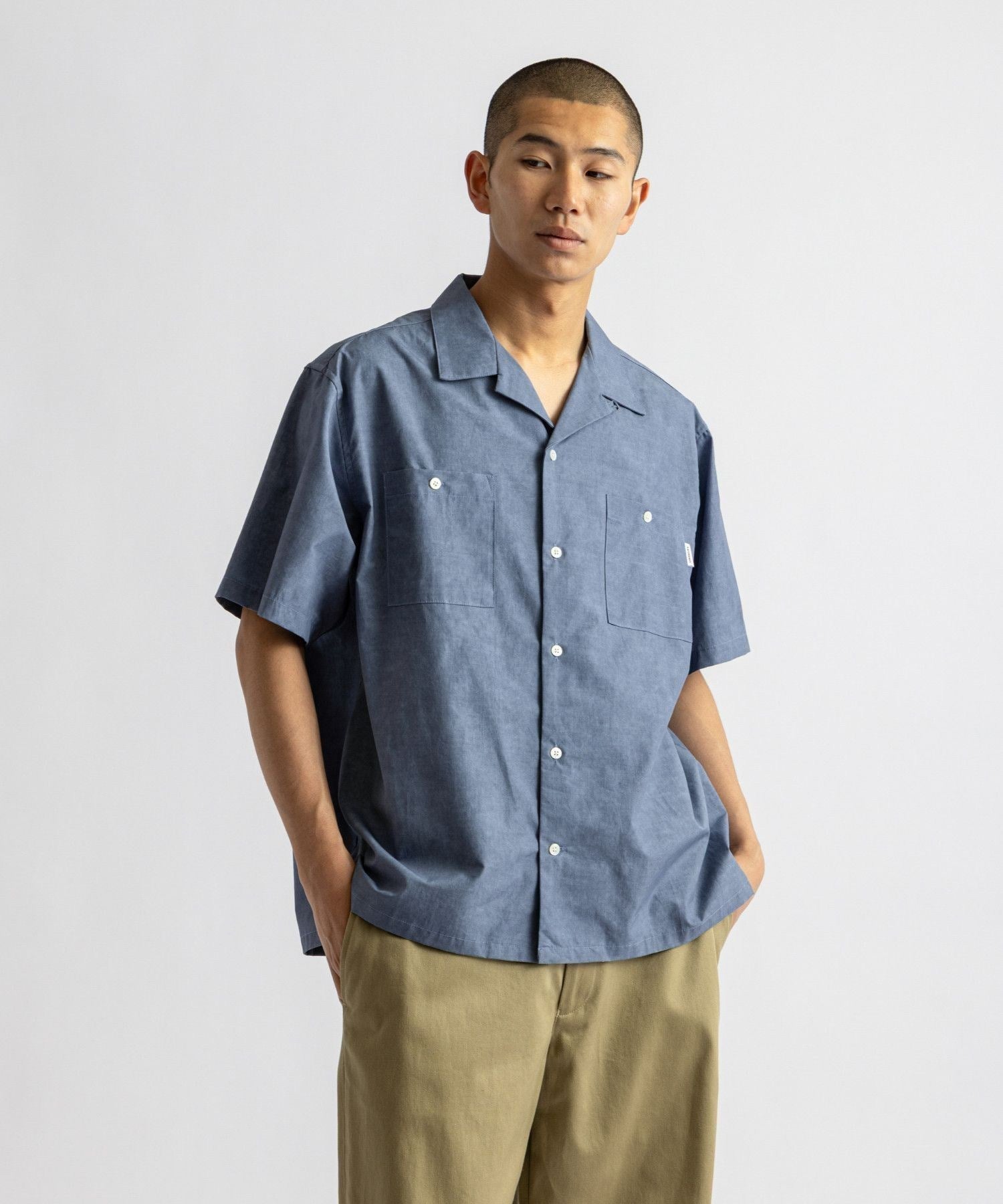 Canty Open Collar SS Shirt