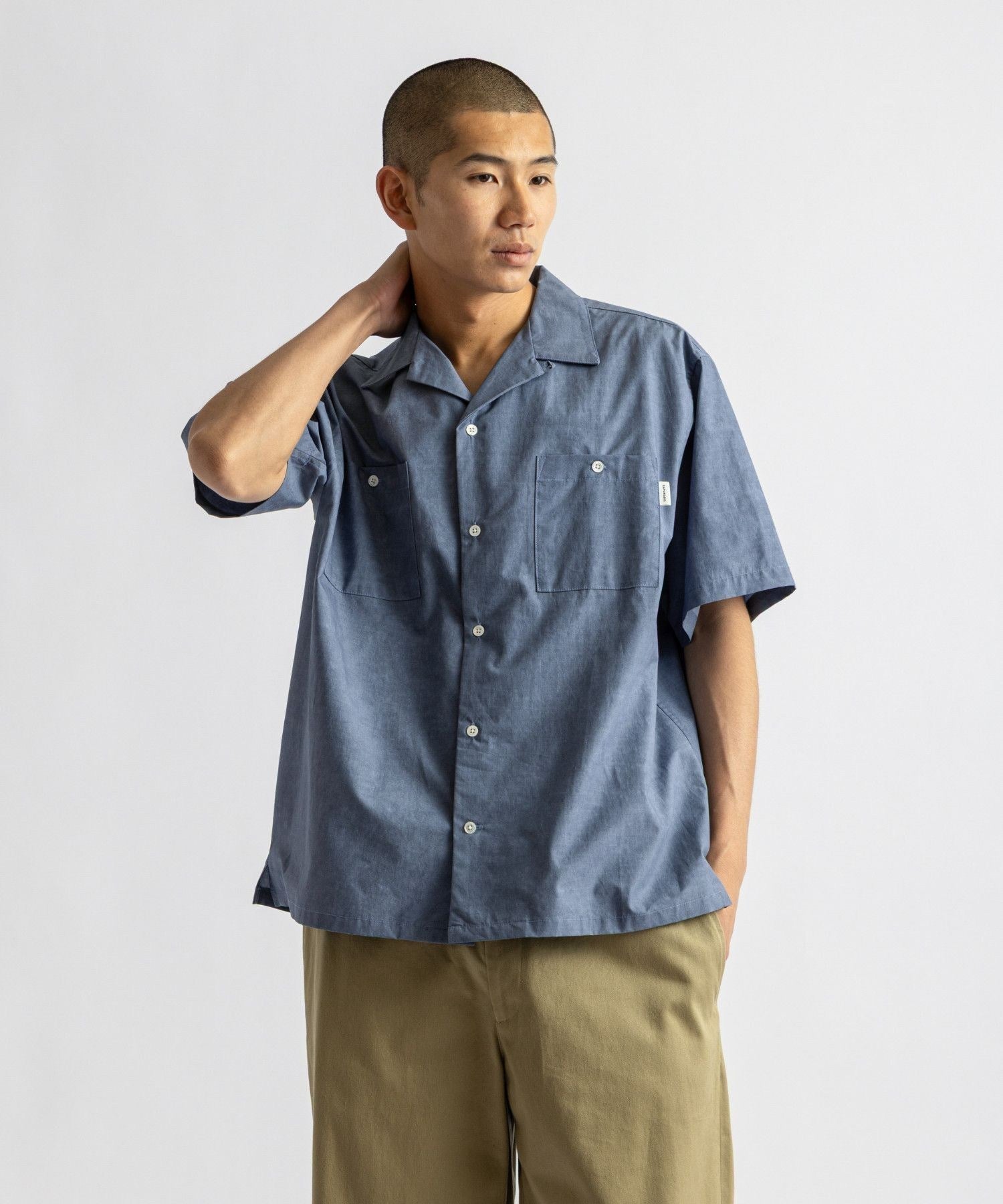 Canty Open Collar SS Shirt