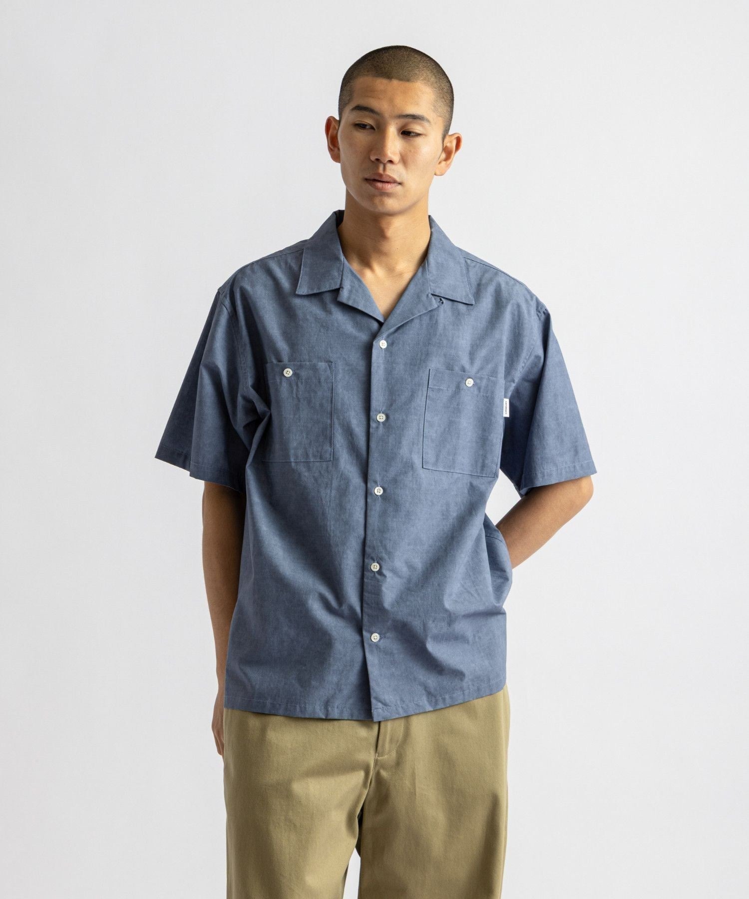 Canty Open Collar SS Shirt