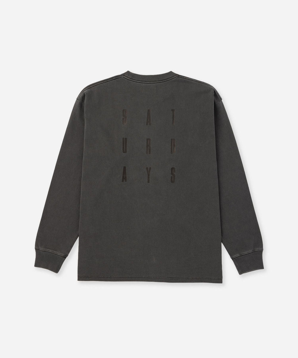 setupexe BOLD LETTERING LOOSE TOP 長袖Tシャツ Arrangement LS T-SHIRT | Saturdays NYC Japan
