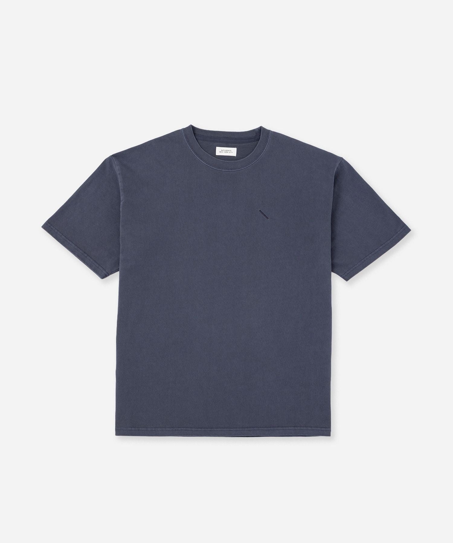 Pigment Dyed Back Printed SS T-Shirt