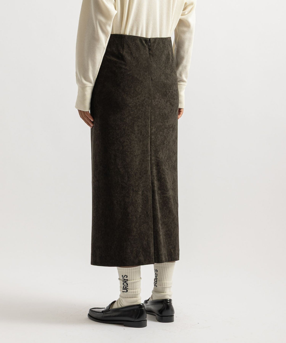 Amy Velveteen Midi Skirt | WOMEN