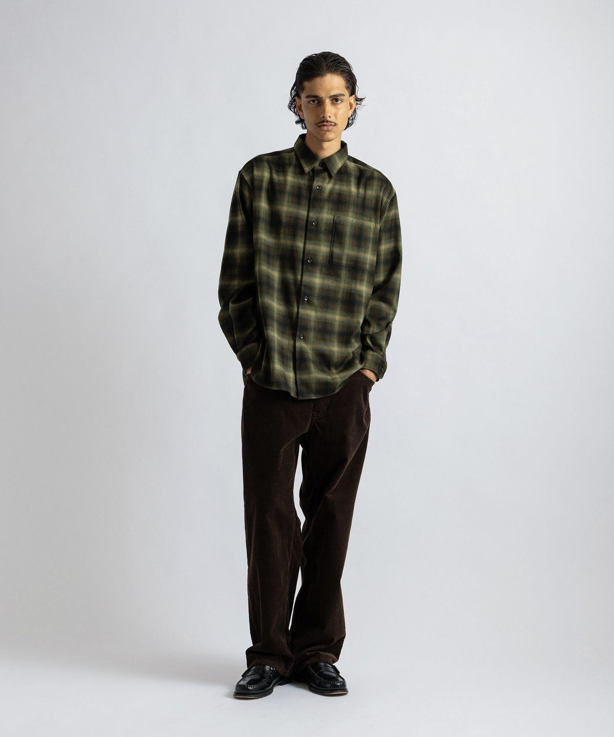 Crosby Ombre Check LS Shirt