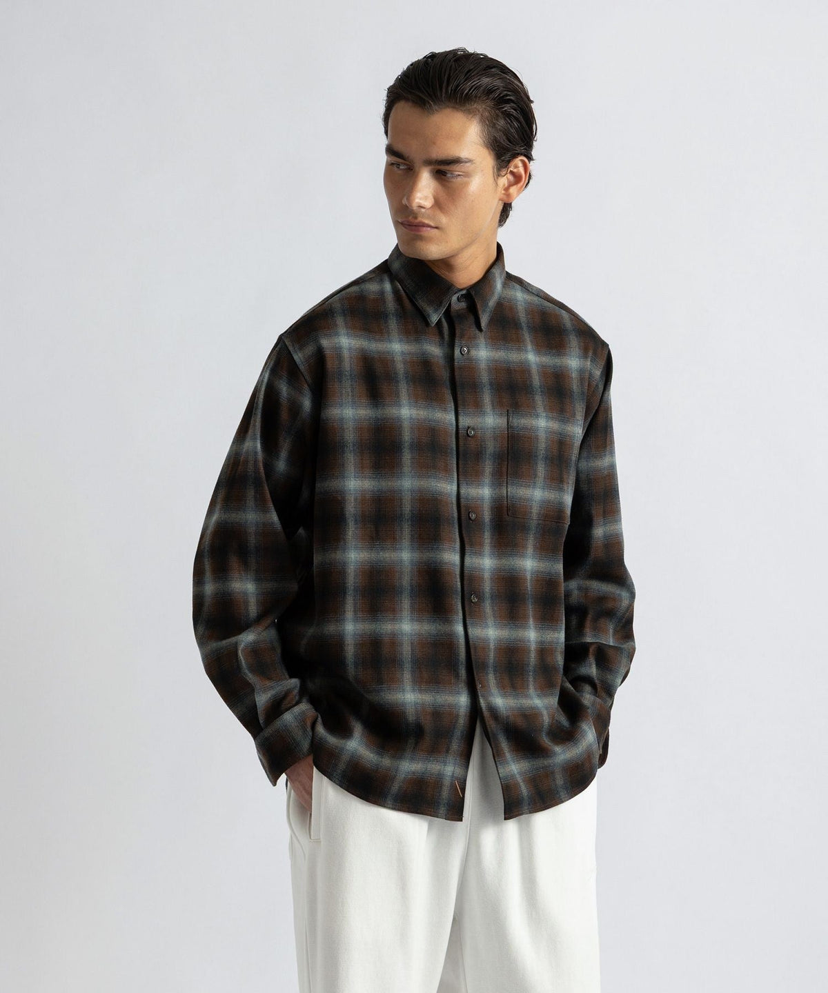 Crosby Ombre Check LS Shirt