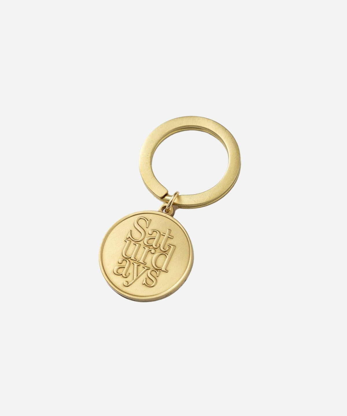 Saturdays Stacked Coin Keyring