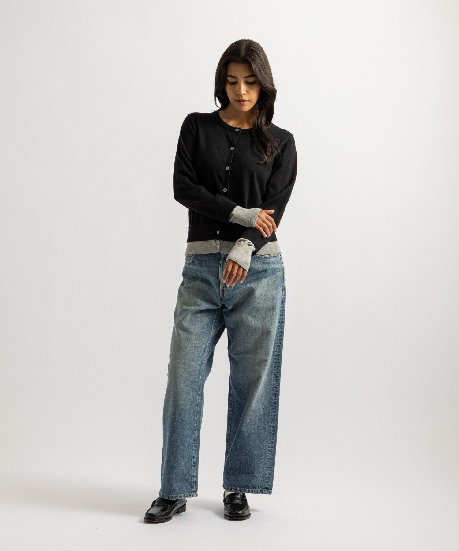 Halle Double Layer Cardigan | WOMEN