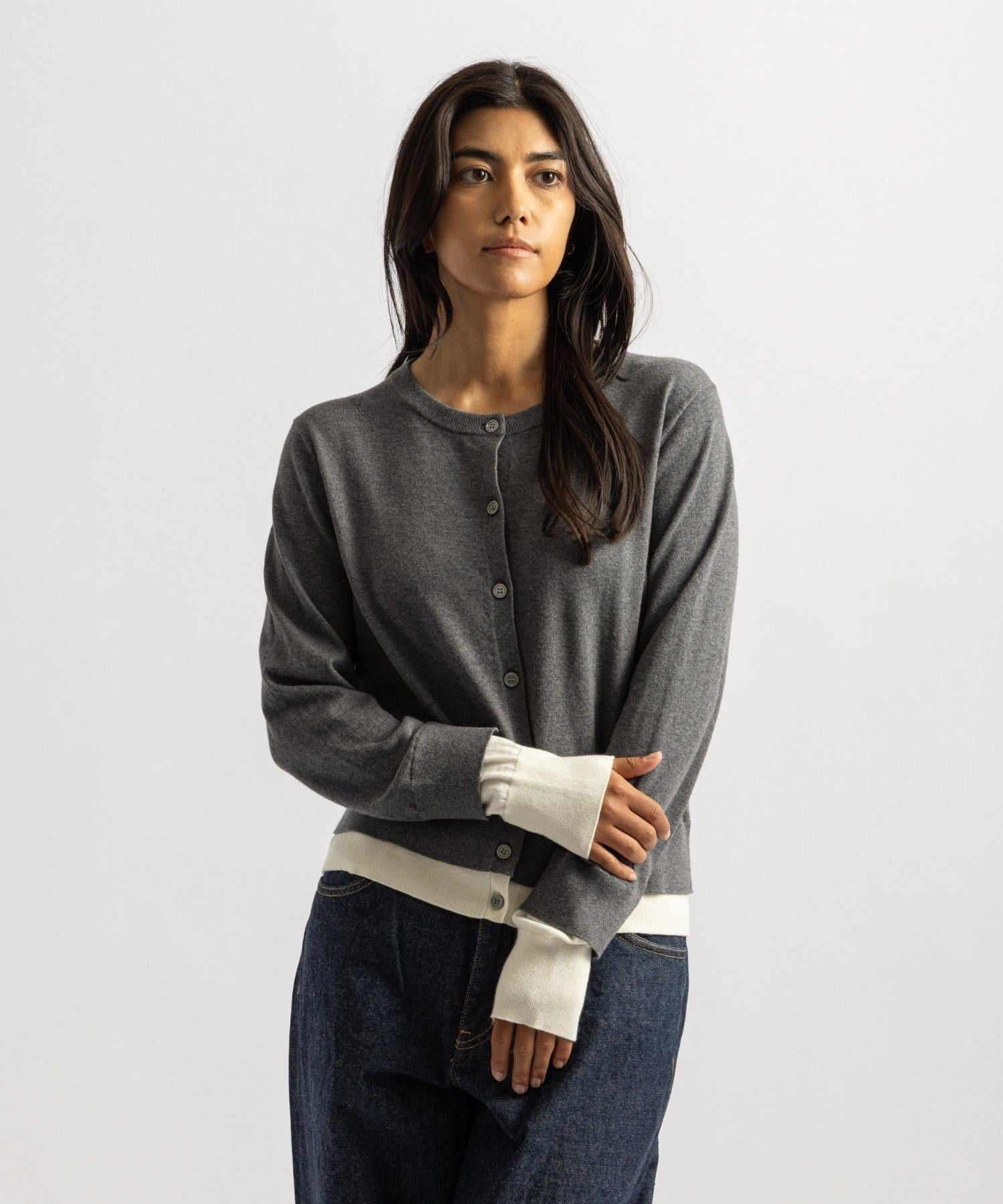 Halle Double Layer Cardigan | WOMEN