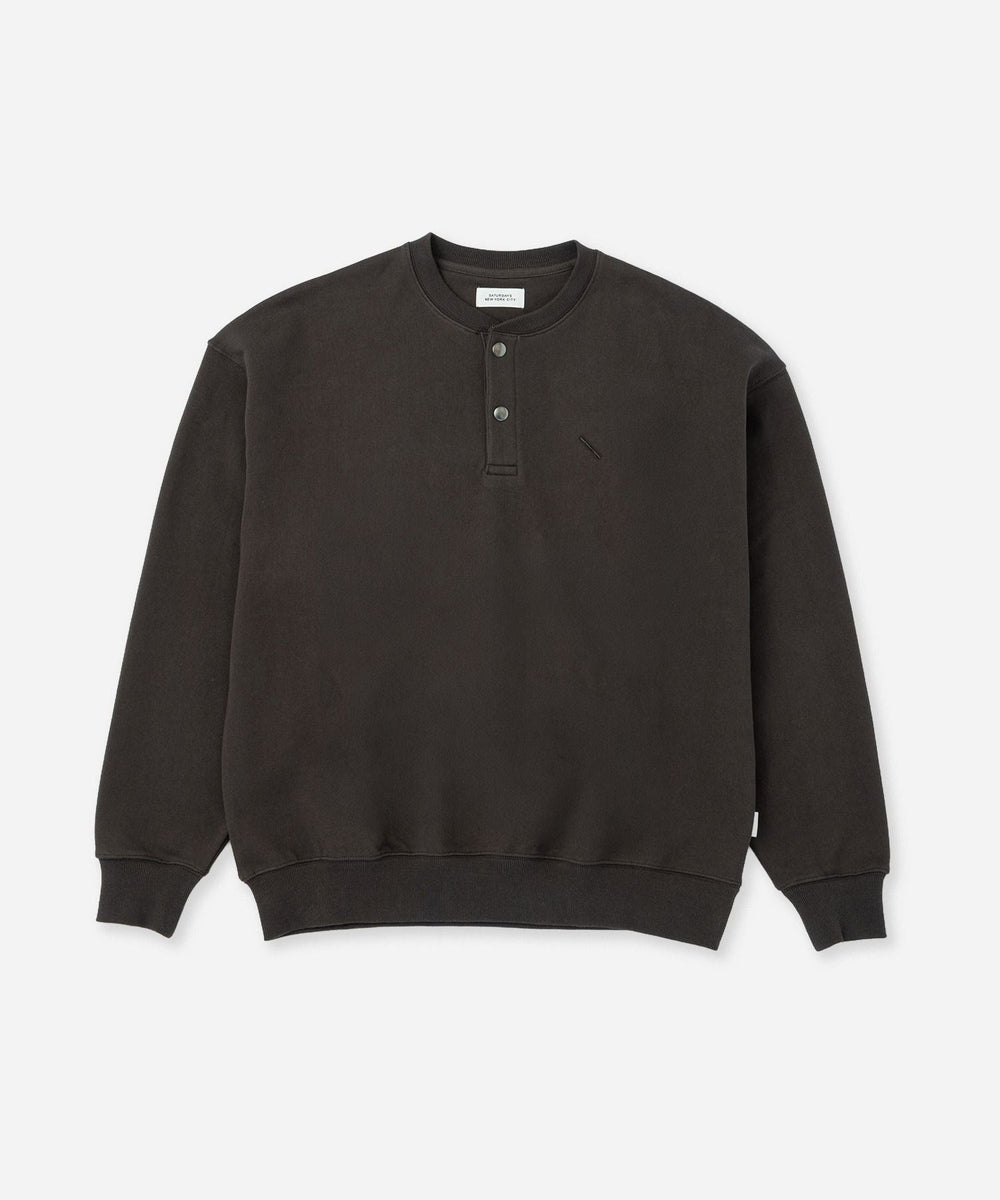 Bowery Henley Neck Sweatshirt | Saturdays NYC Japan