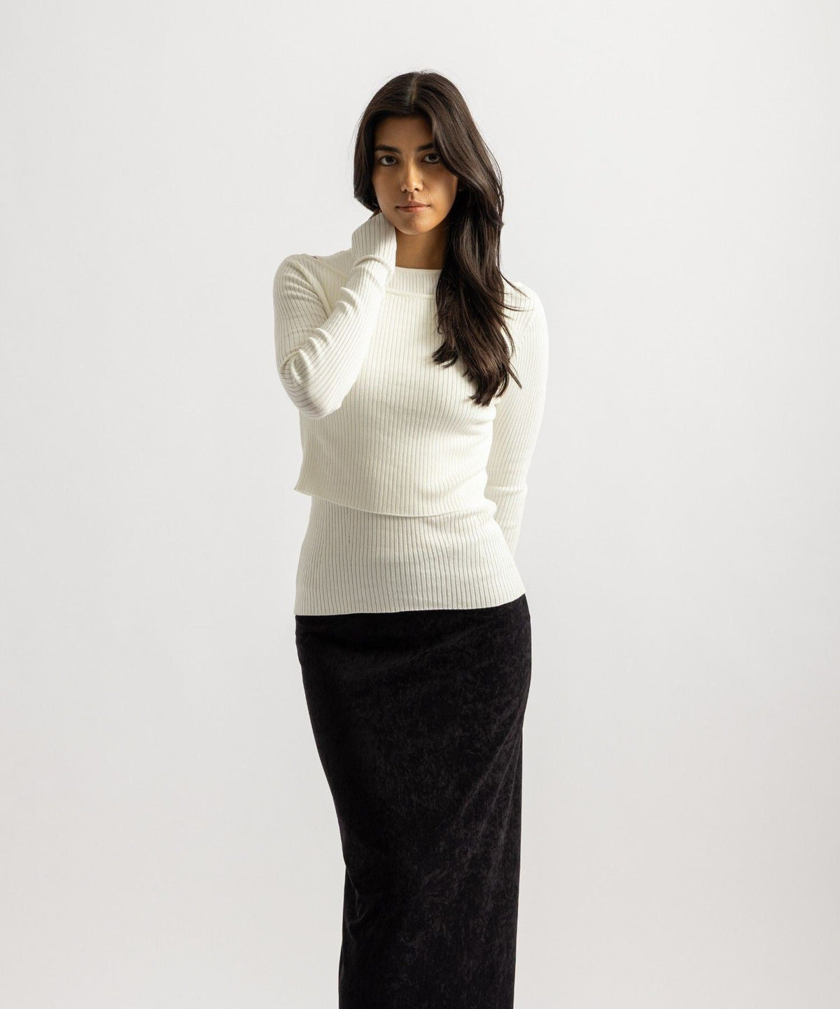 Corinne Double Layer Knit | WOMEN