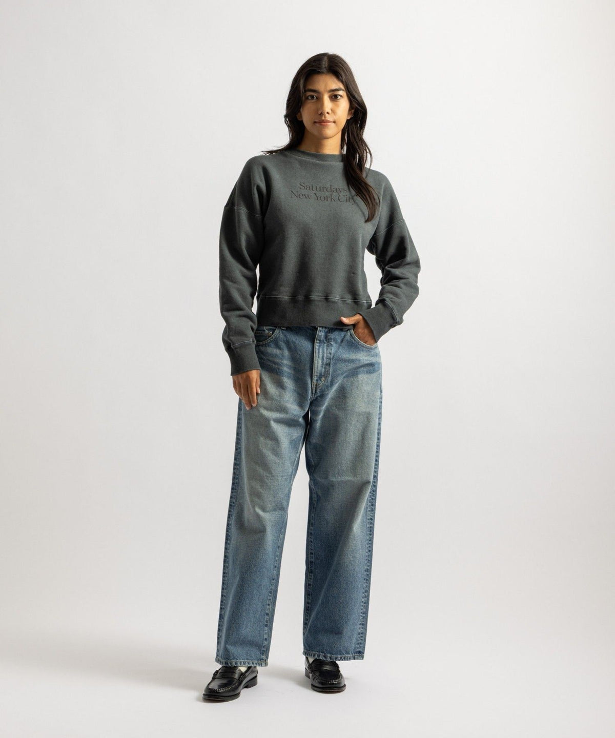 Genny Dropped Shoulder Sweat | WOMEN