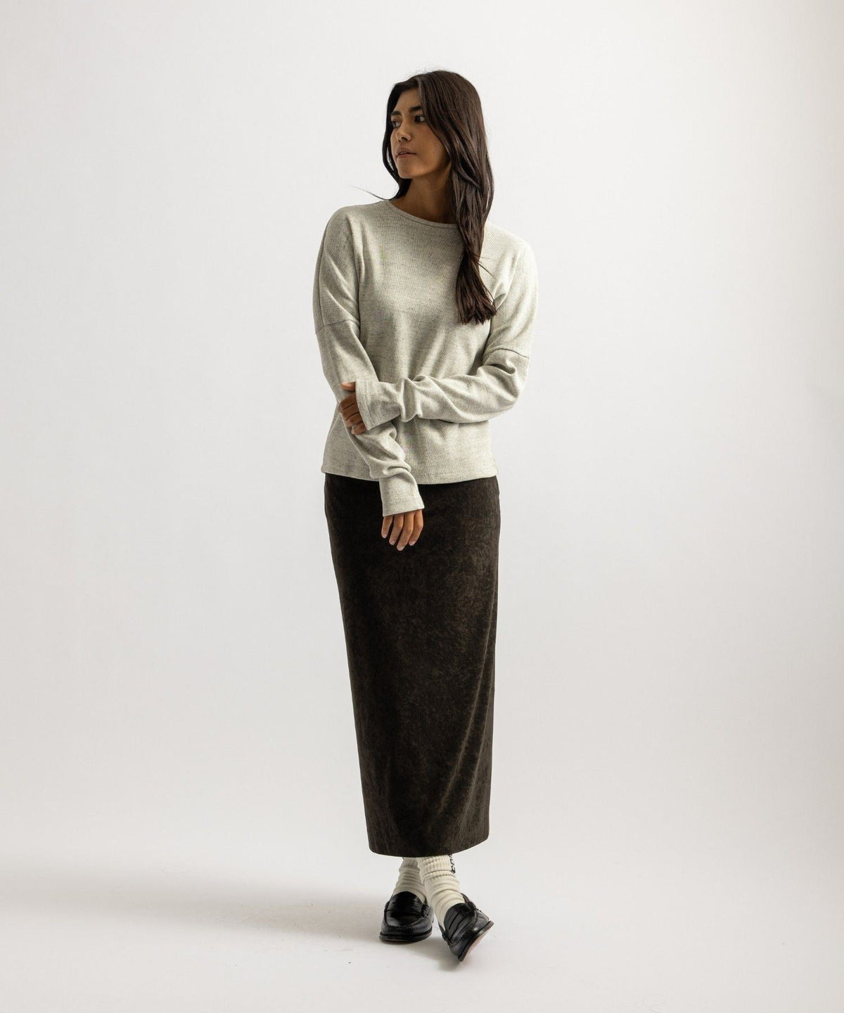 Steff Marl Layer Top | WOMEN