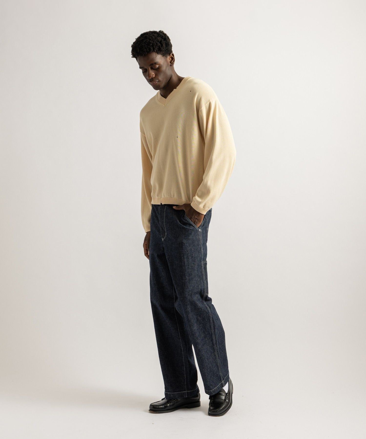 Morris Wide Denim Pants