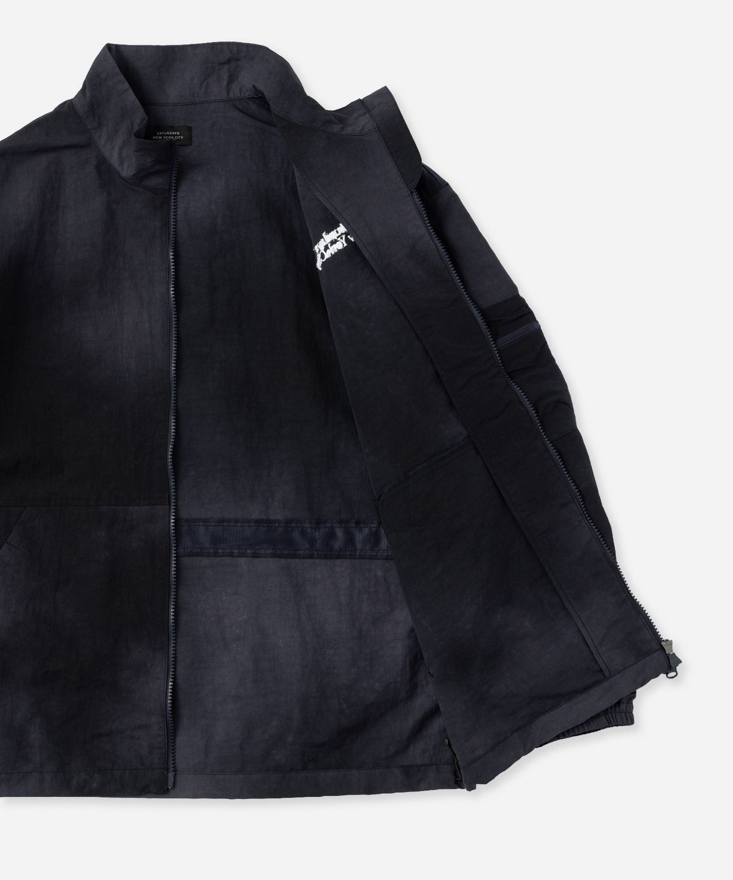 Marble Dyed Zip Blouson
