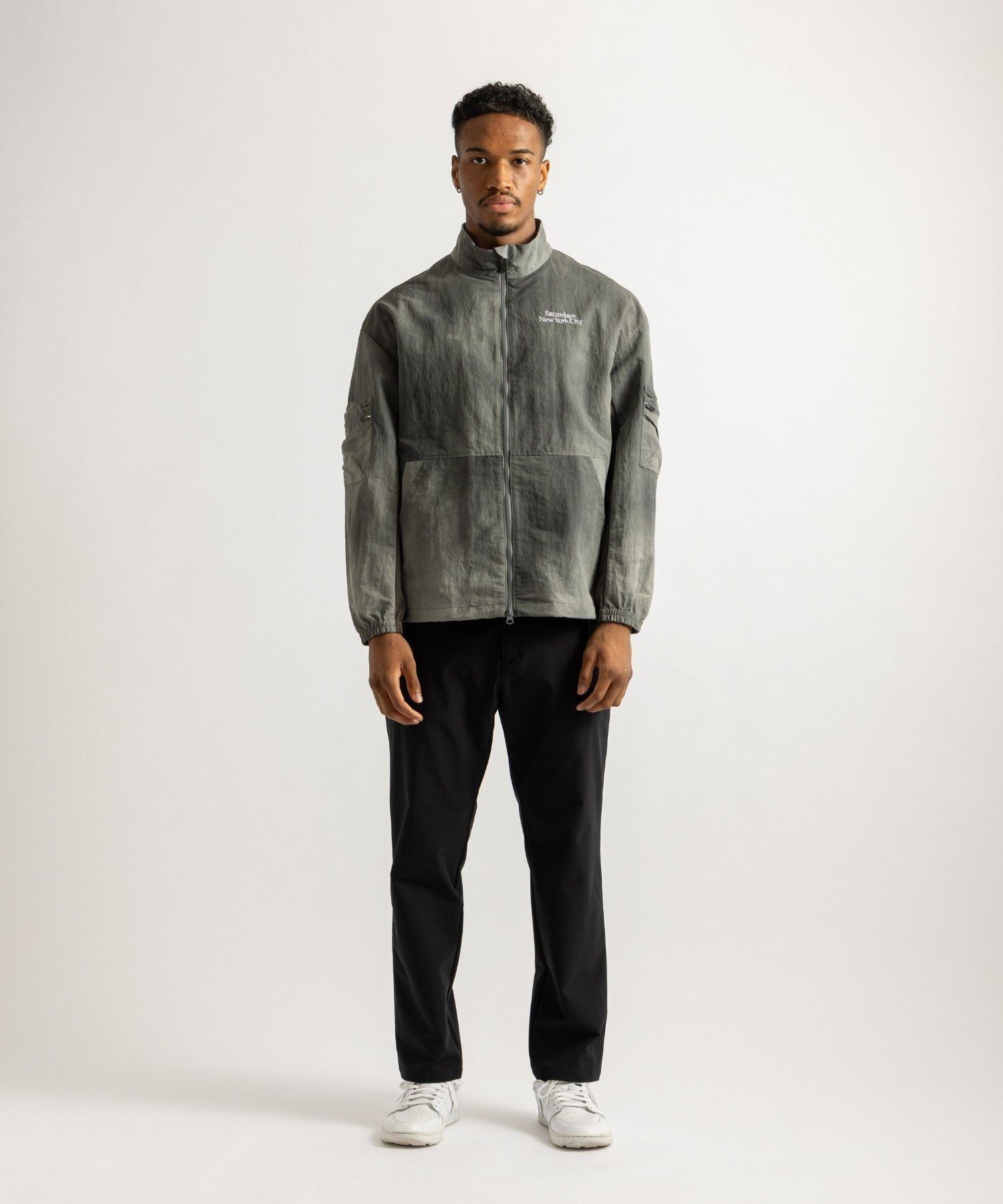 Marble Dyed Zip Blouson
