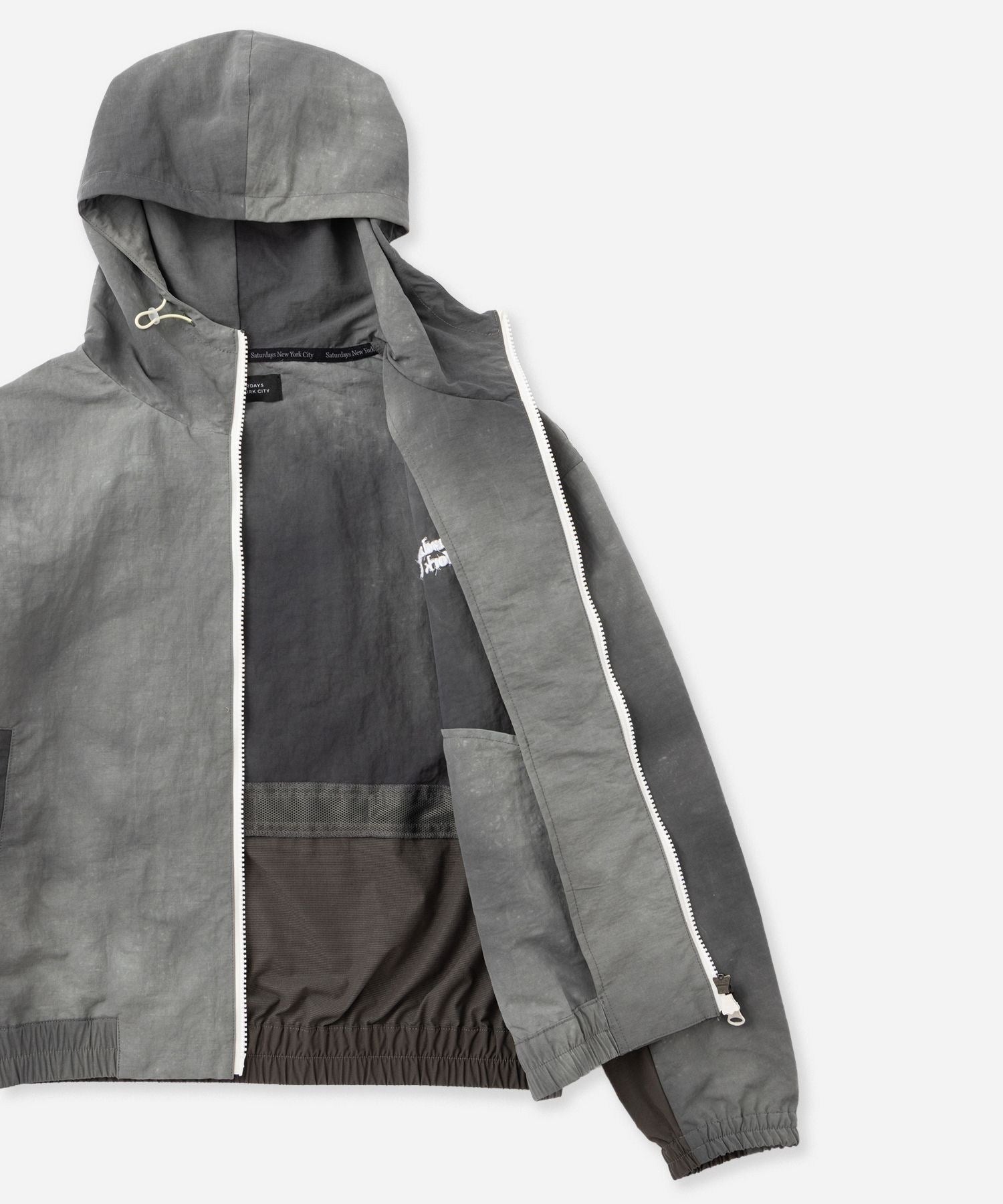 Marbledyed Zip Hoodie | WOMEN