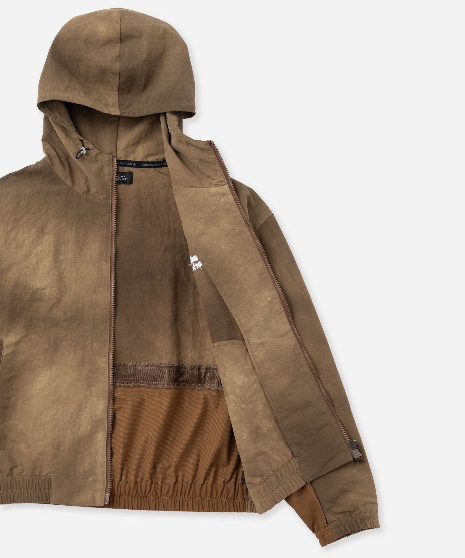 Marbledyed Zip Hoodie | WOMEN
