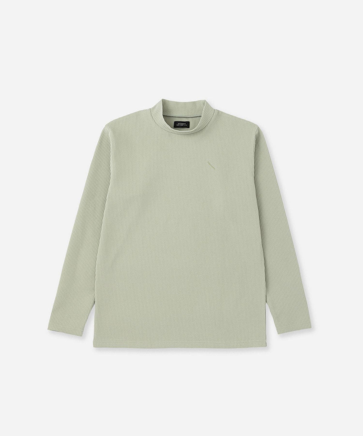 Waffle Mockneck LS