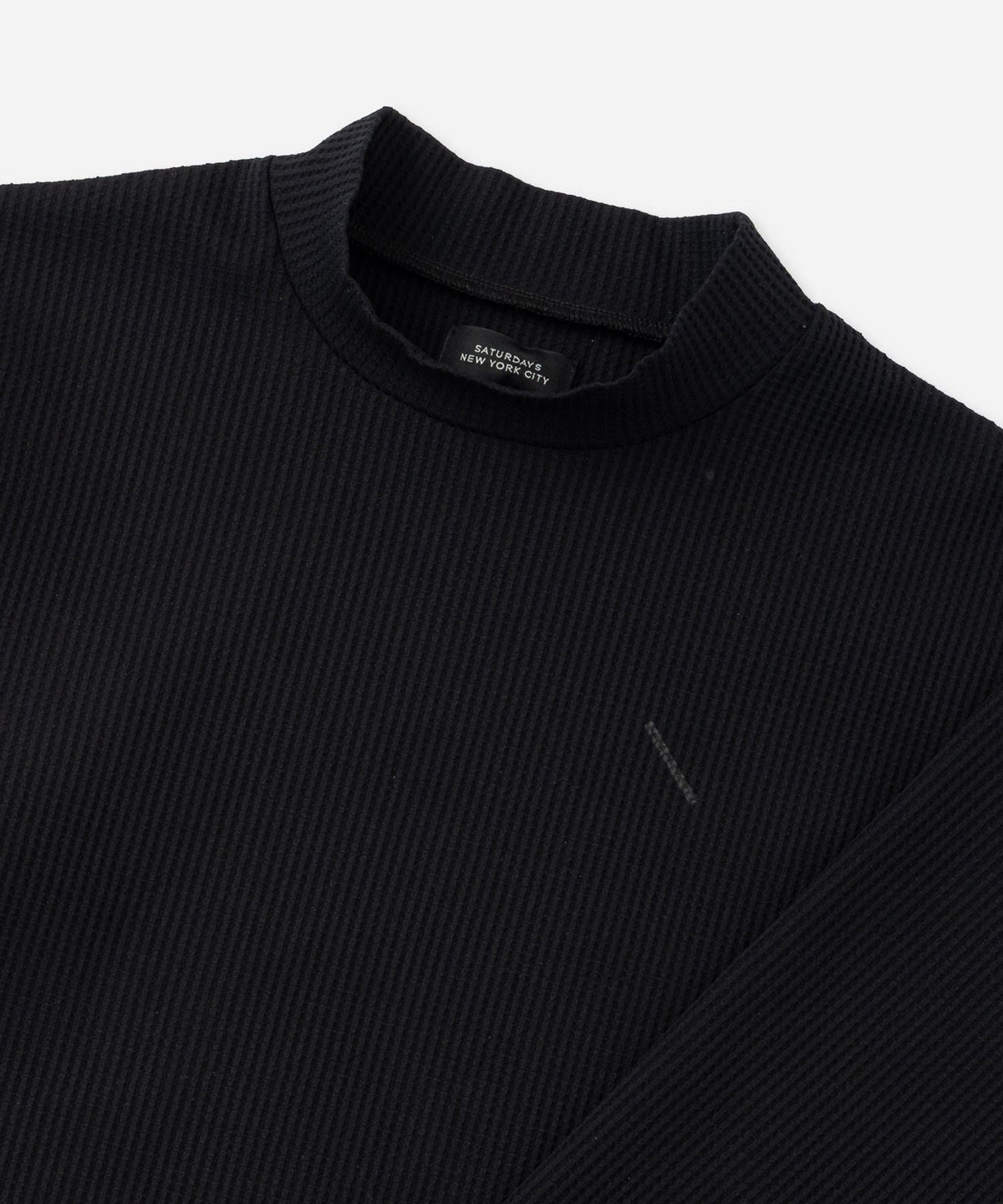 Waffle Mockneck LS