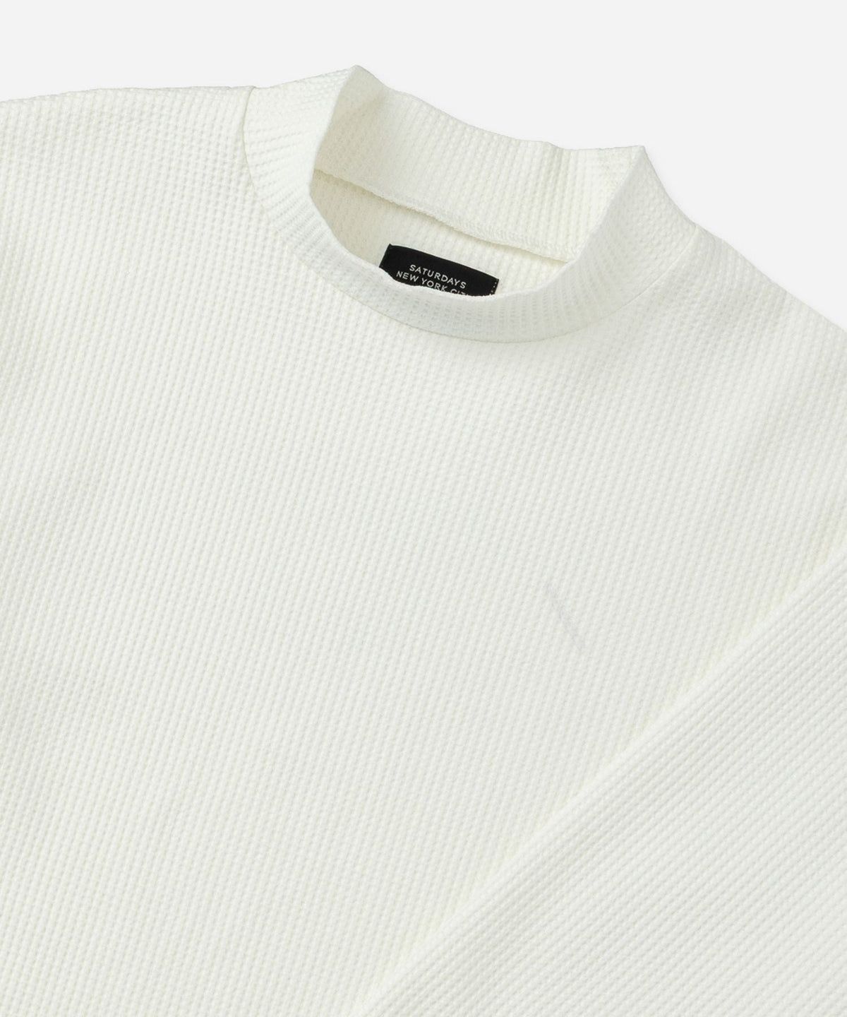 Waffle Mockneck LS