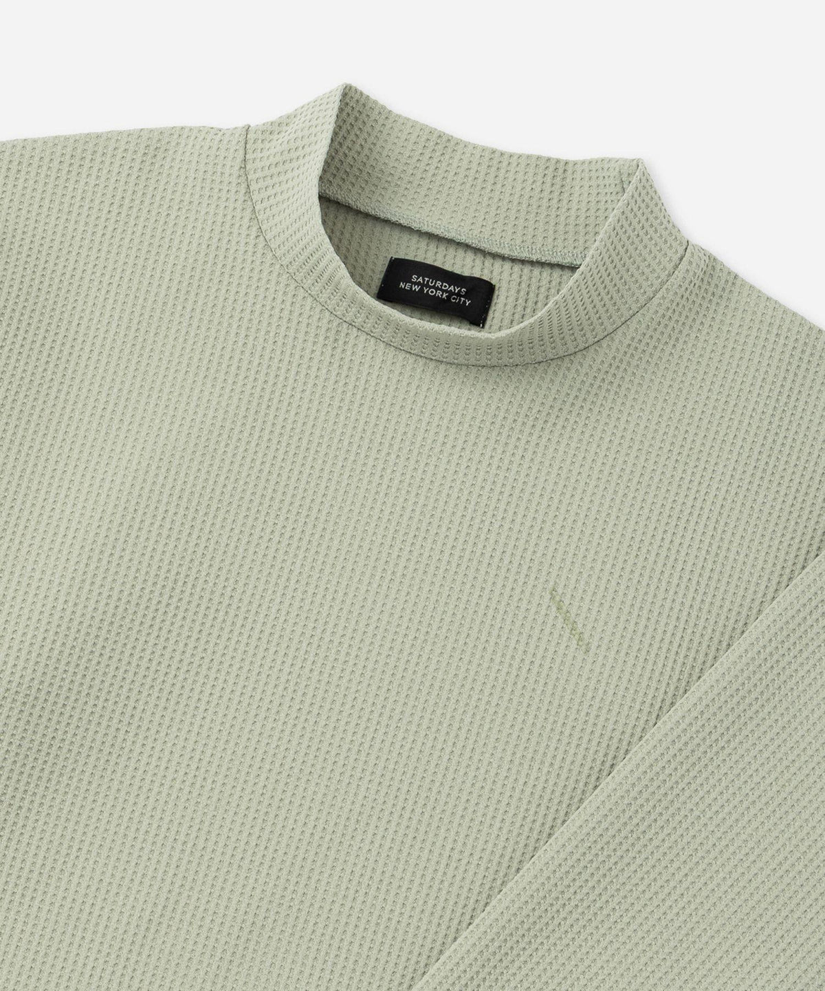Waffle Mockneck LS