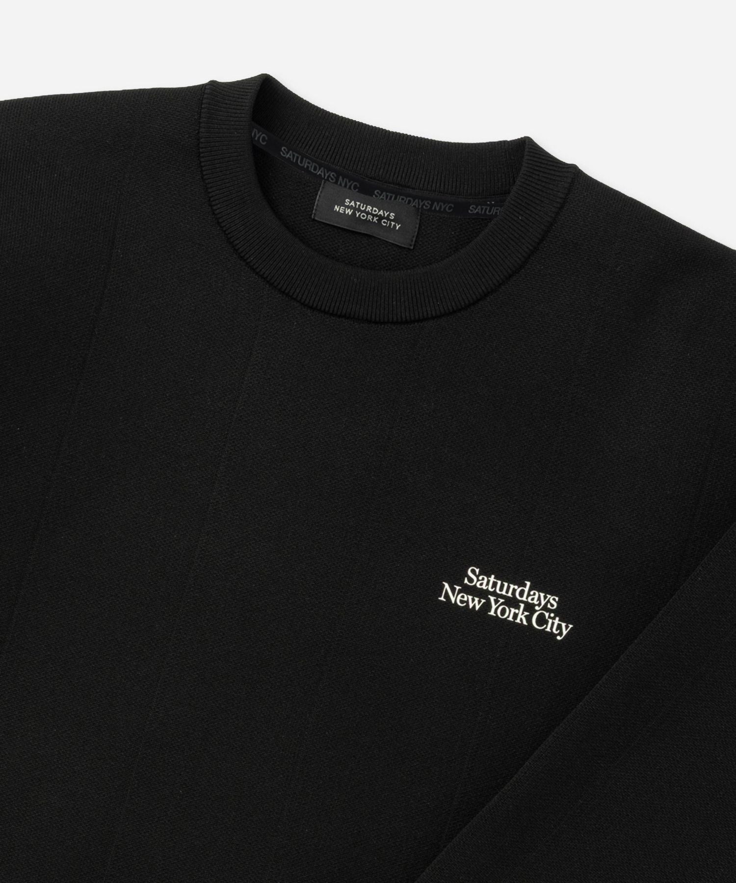 Jacquard Stripe Crewneck Knit