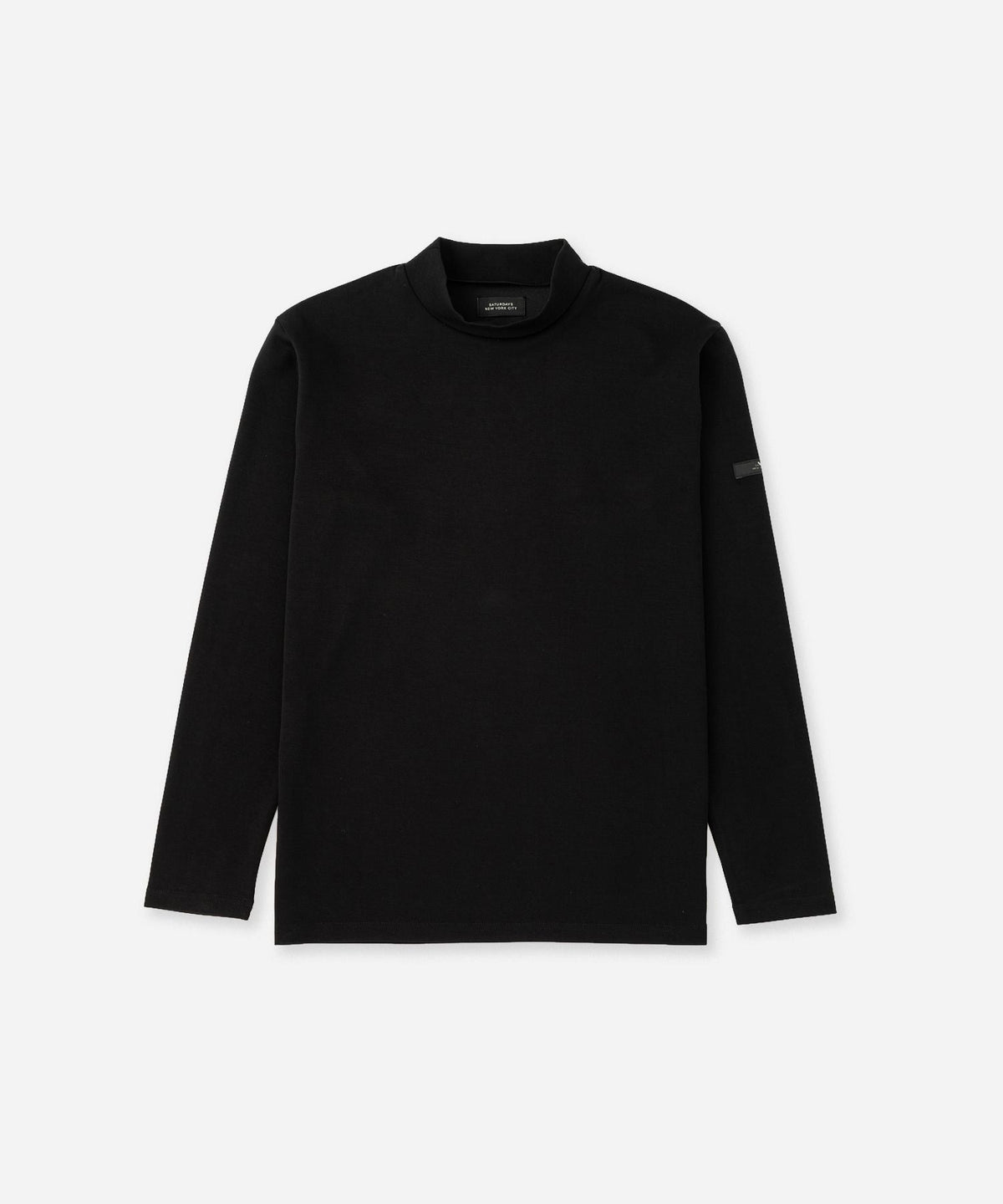 Doubleknit Mockneck LS