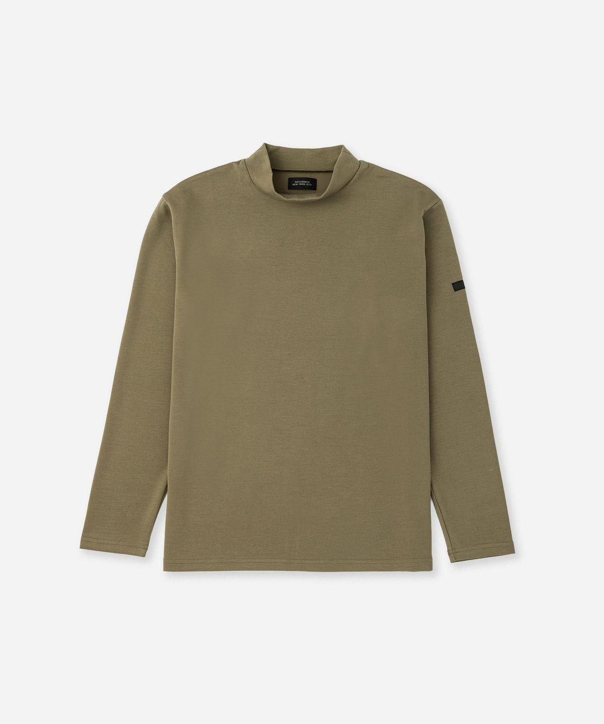 Doubleknit Mockneck LS