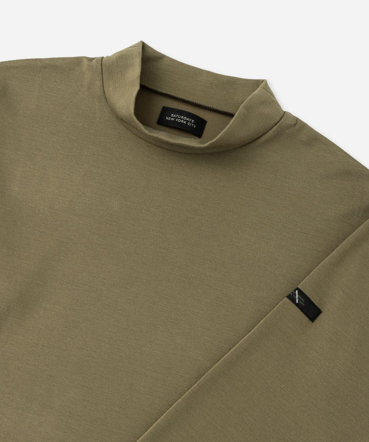 Doubleknit Mockneck LS