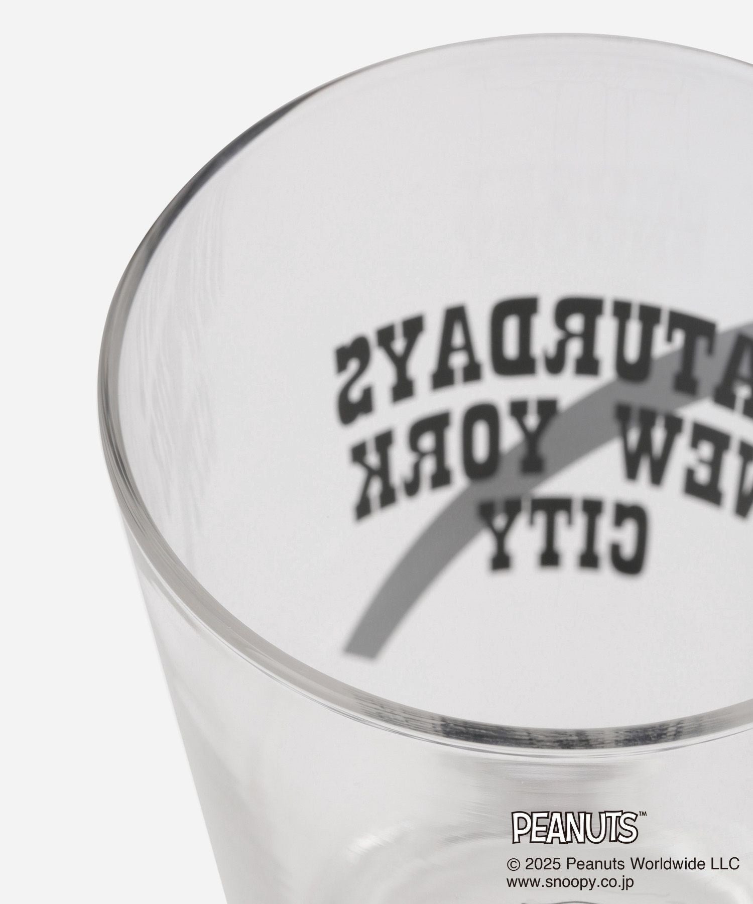 SNYC x SNOOPY CAFE GLASS