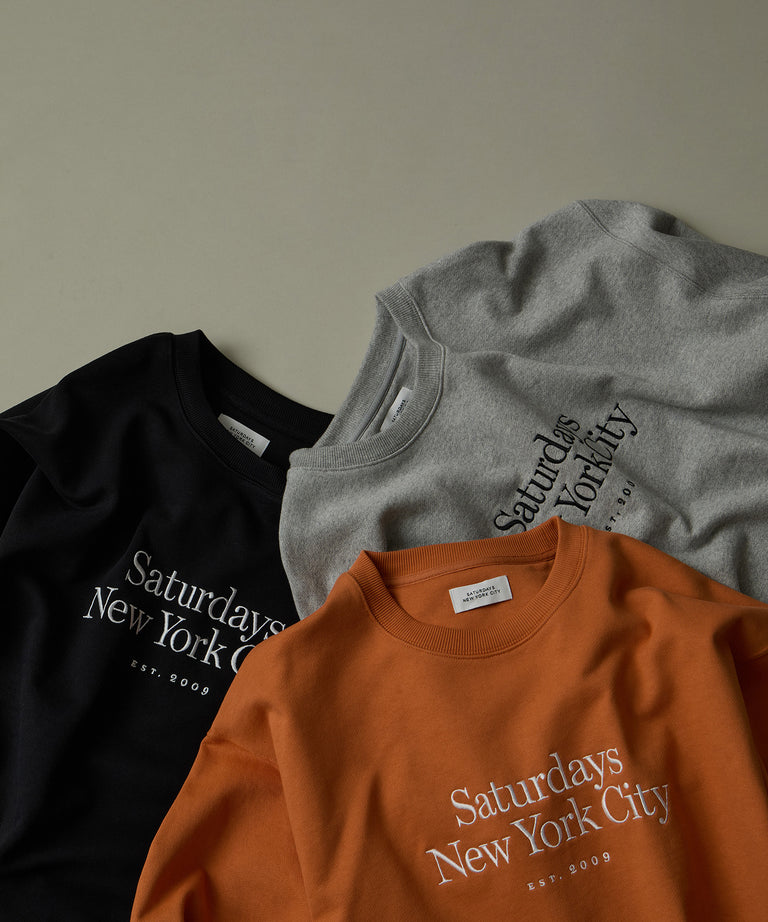 【美品】サタデーズニューヨークシティ　ワッフルニット　ブラウン　Mサイズ相当 Saturdays NYC｜サタデーズ ニューヨークシティ オフィシャル