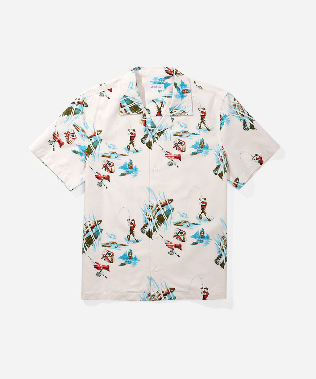 Tenkara Print Canty SS Shirt
