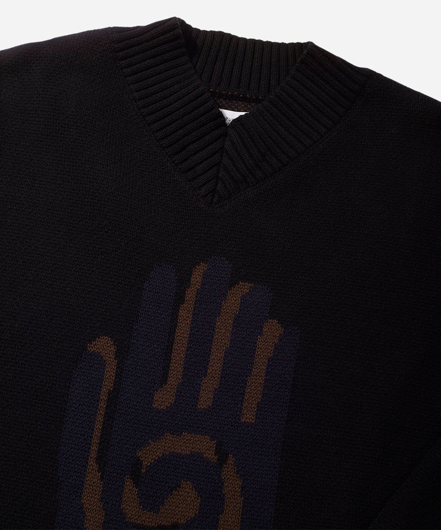 Charles Chunky Knit V-Neck Sweater