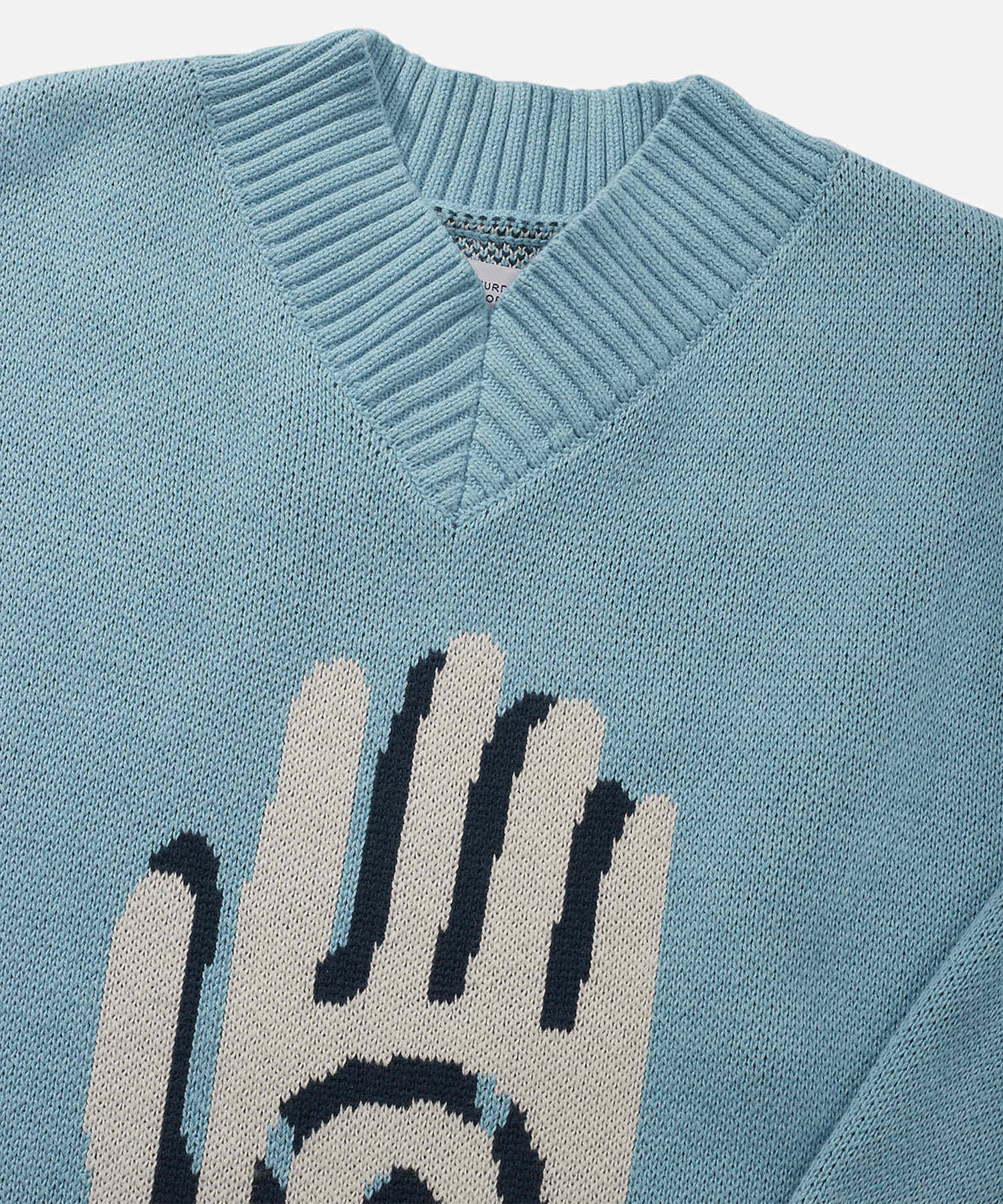 Charles Chunky Knit V-Neck Sweater