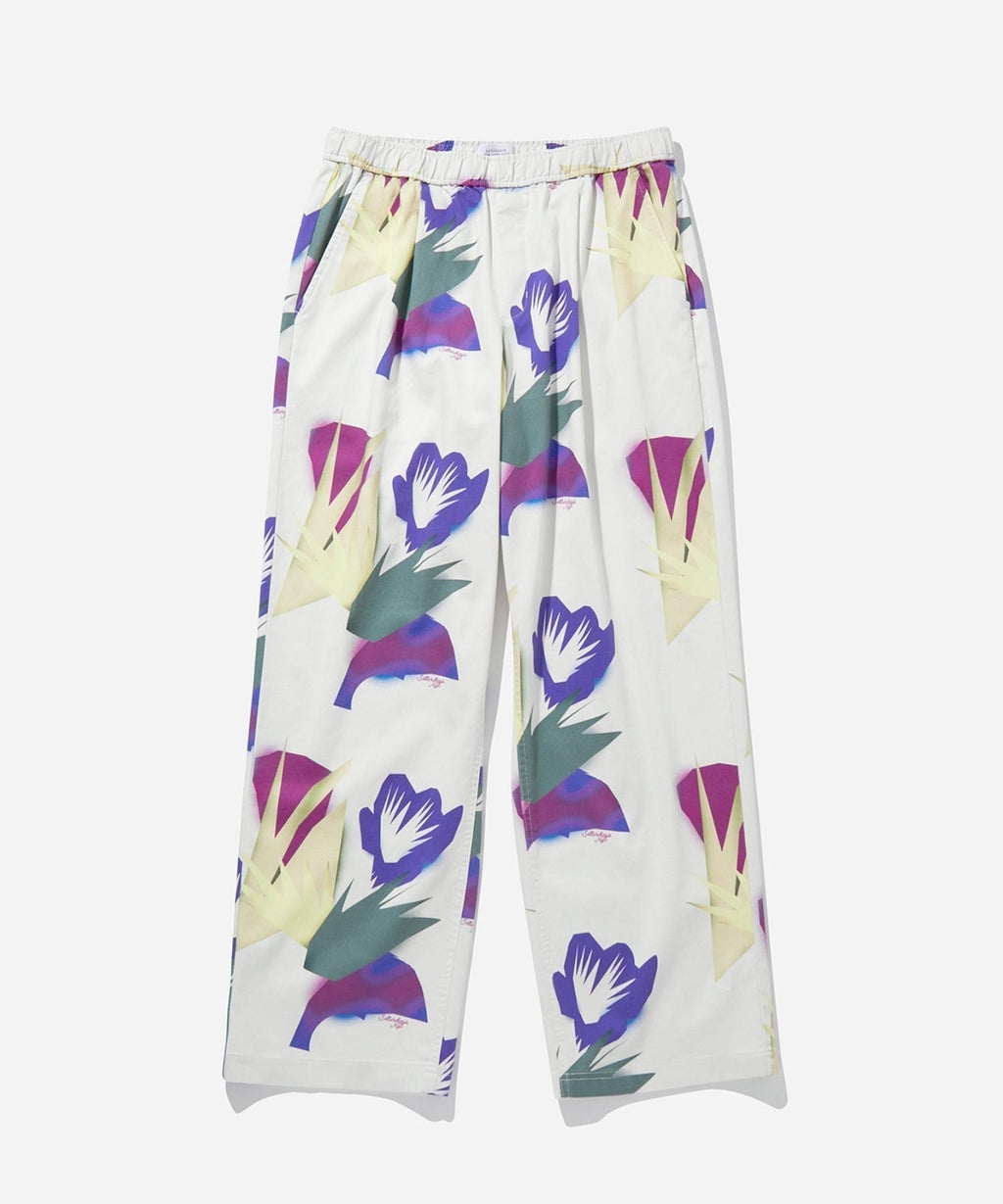 JUNGLE FLORAL PRINTED GEORGE TROUSER