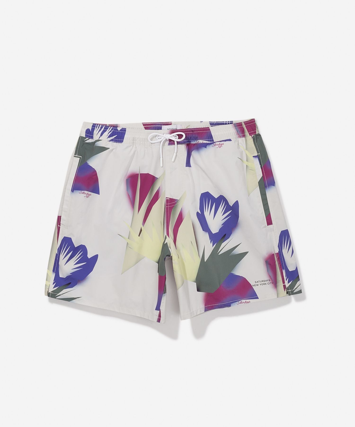 Timothy Jungle Floral Print Swim Short