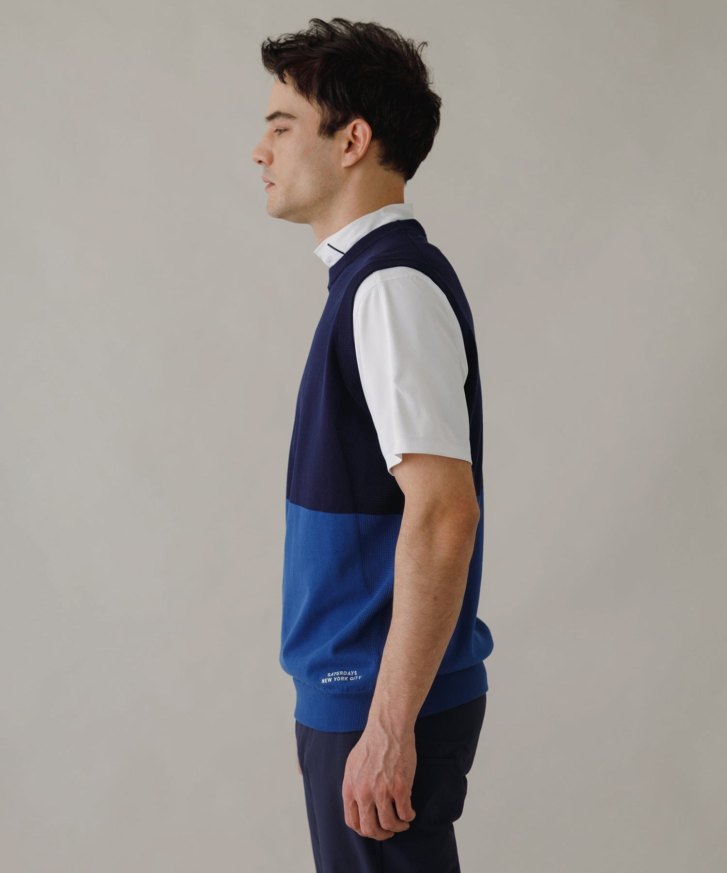 High Stretch Sweater Vest | Saturdays NYC Japan